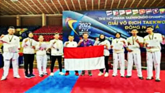 Indonesia Sabet Enam Medali Di Kejuaraan Taekwondo Vietnam Bali Express