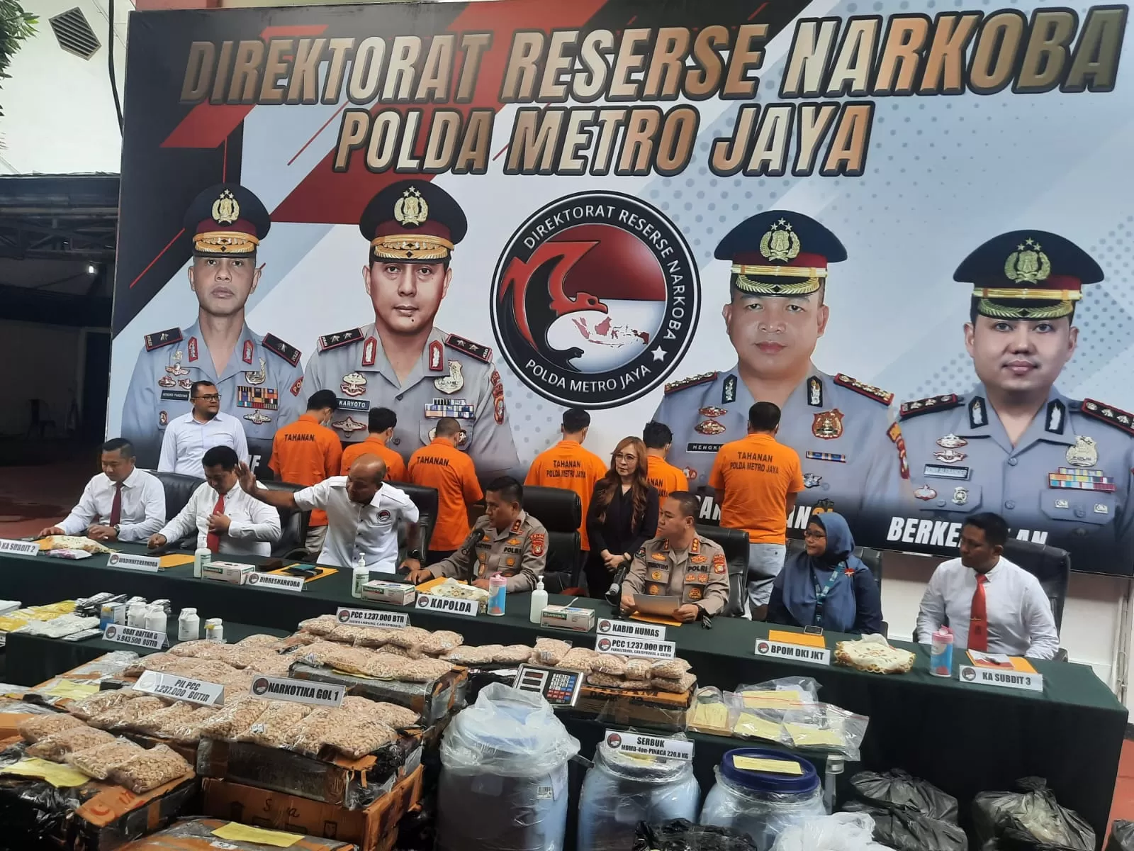 Polda Metro Jaya Musnahkan Jutaan Narkoba Berbagai Jenis Akurat Jakarta