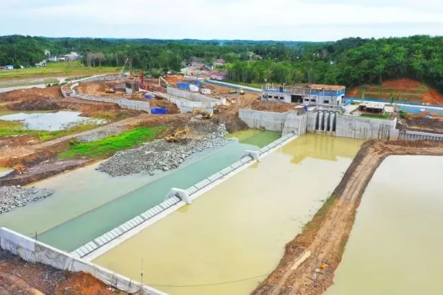 Kementerian PUPR Percepat Selesainya Bendungan Sepaku Semoi Di IKN