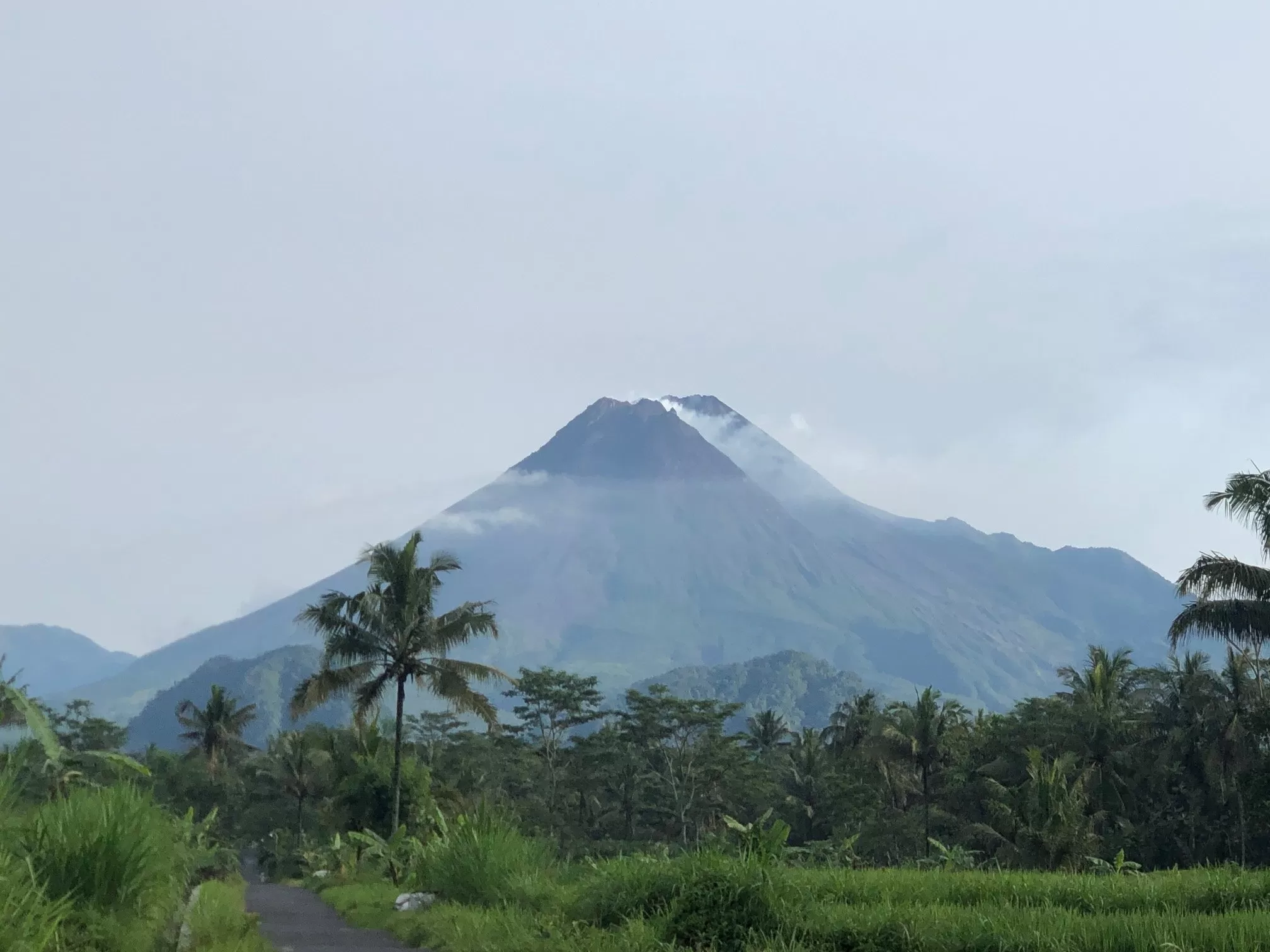 Merapi Sembilan Kali Gempa Dan Tujuh Kali Muntahkan Lava Pijar Hari Ini