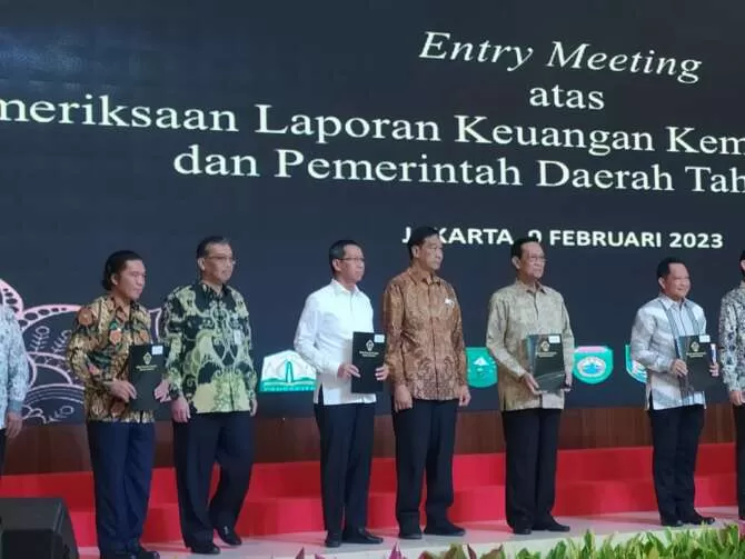 Hadiri Entry Meeting BPK RI Pj Gubernur Al Muktabar Pemprov Banten