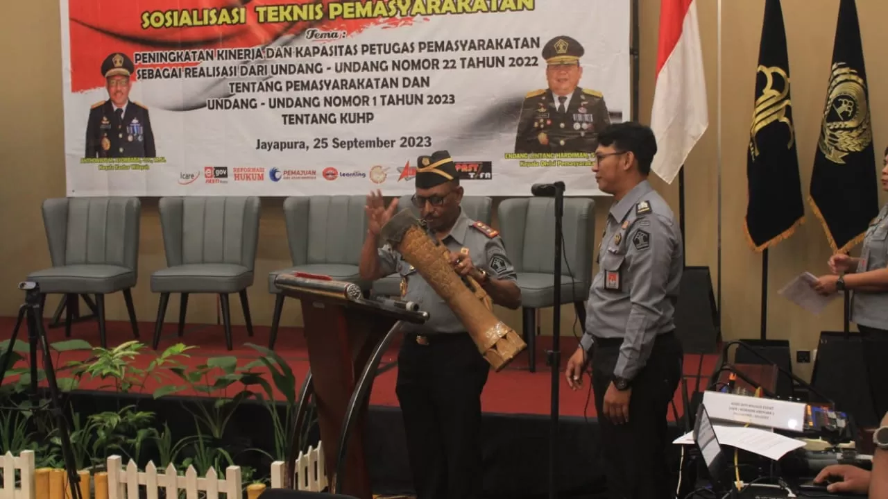 Kakanwil Kemenkumham Papua Buka Kegiatan Sosialisasi Teknis