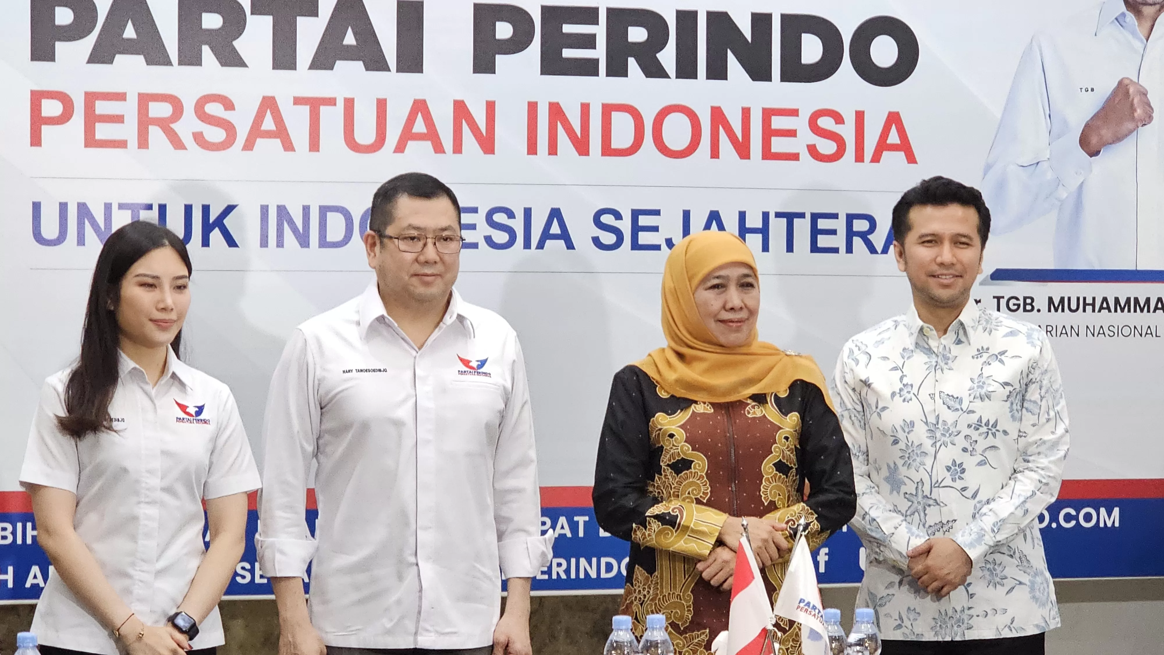 Khofifah Emil Dardak Resmi Dapat Dukungan Dari Partai Perindo Pada