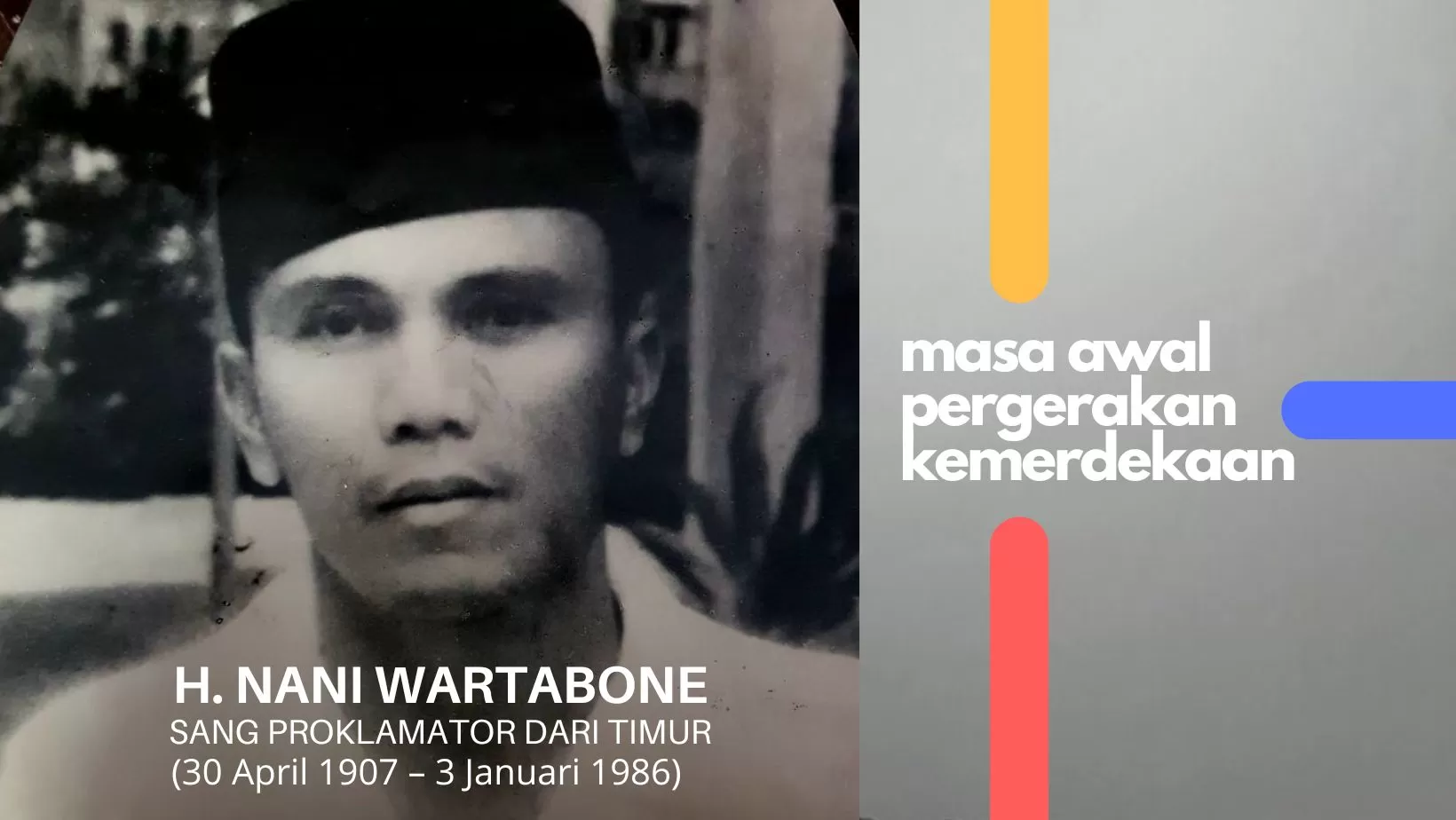 Jong Gorontalo Hingga Muhammadiyah Jejak Nani Wartabone Dalam Sejarah