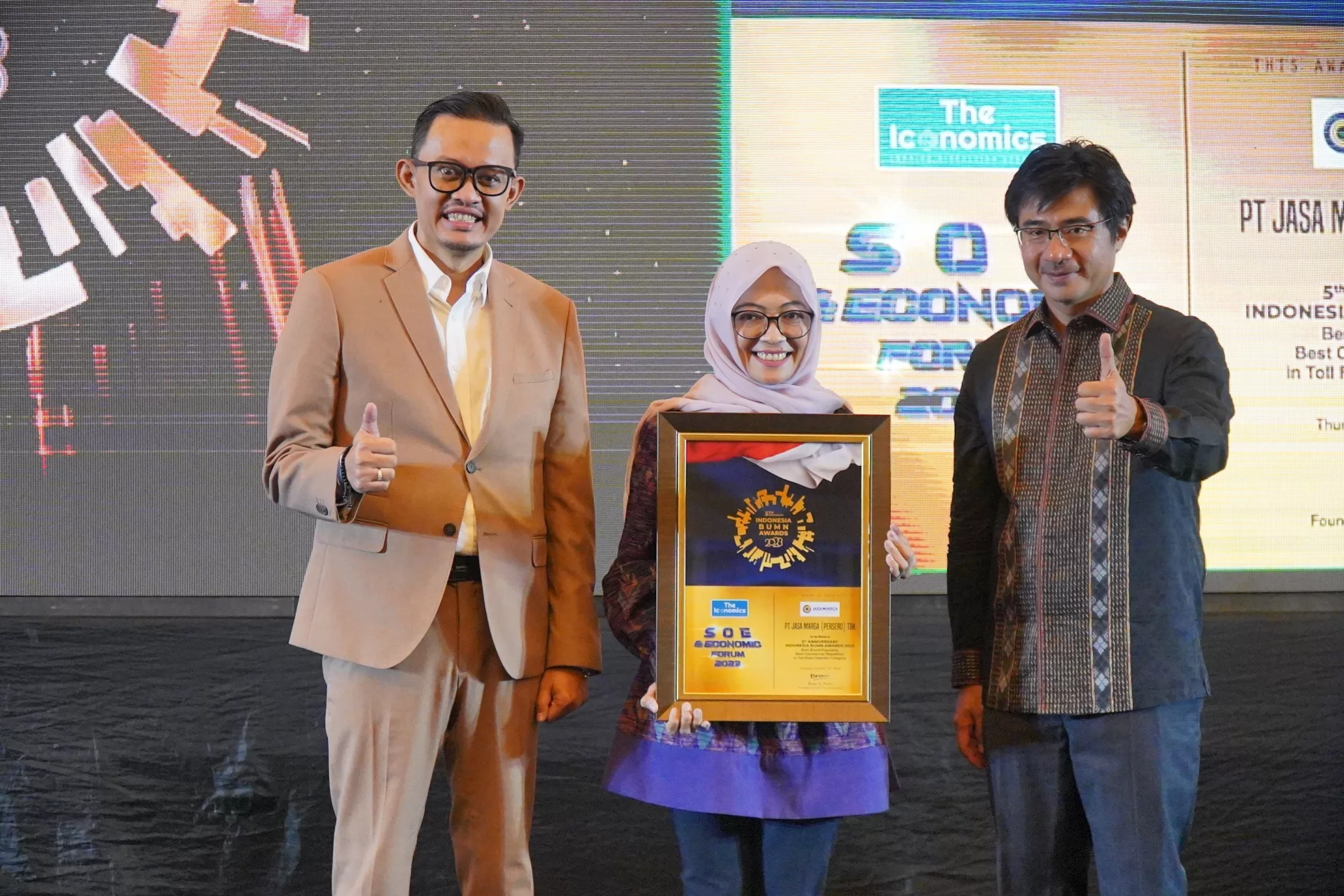 Jasa Marga Raih Best Brand Popularity Best Commercial Reputation Di