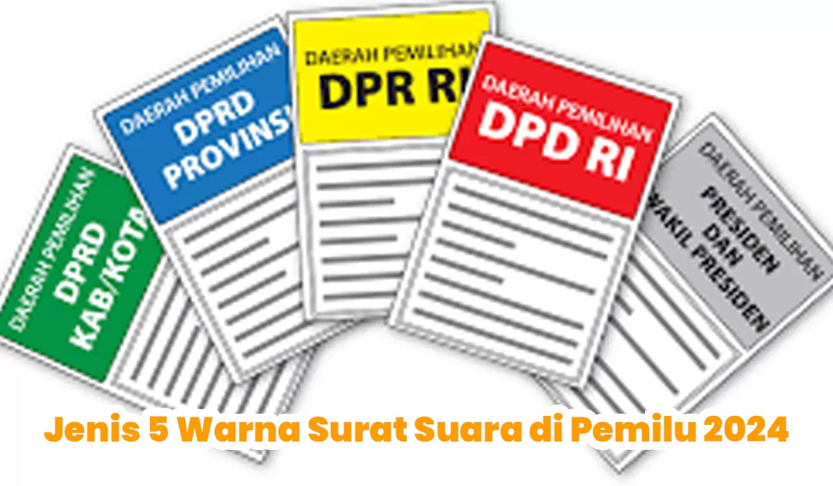 Kenali Warna Surat Suara Di Pemilu Beserta Fungsinya Masing