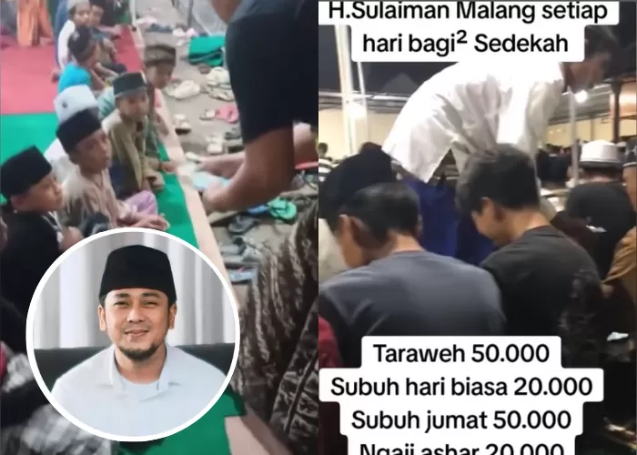 Ternyata Ini Sosok Dermawan Yang Beri Uang Rp Ribu Kepada Jemaah