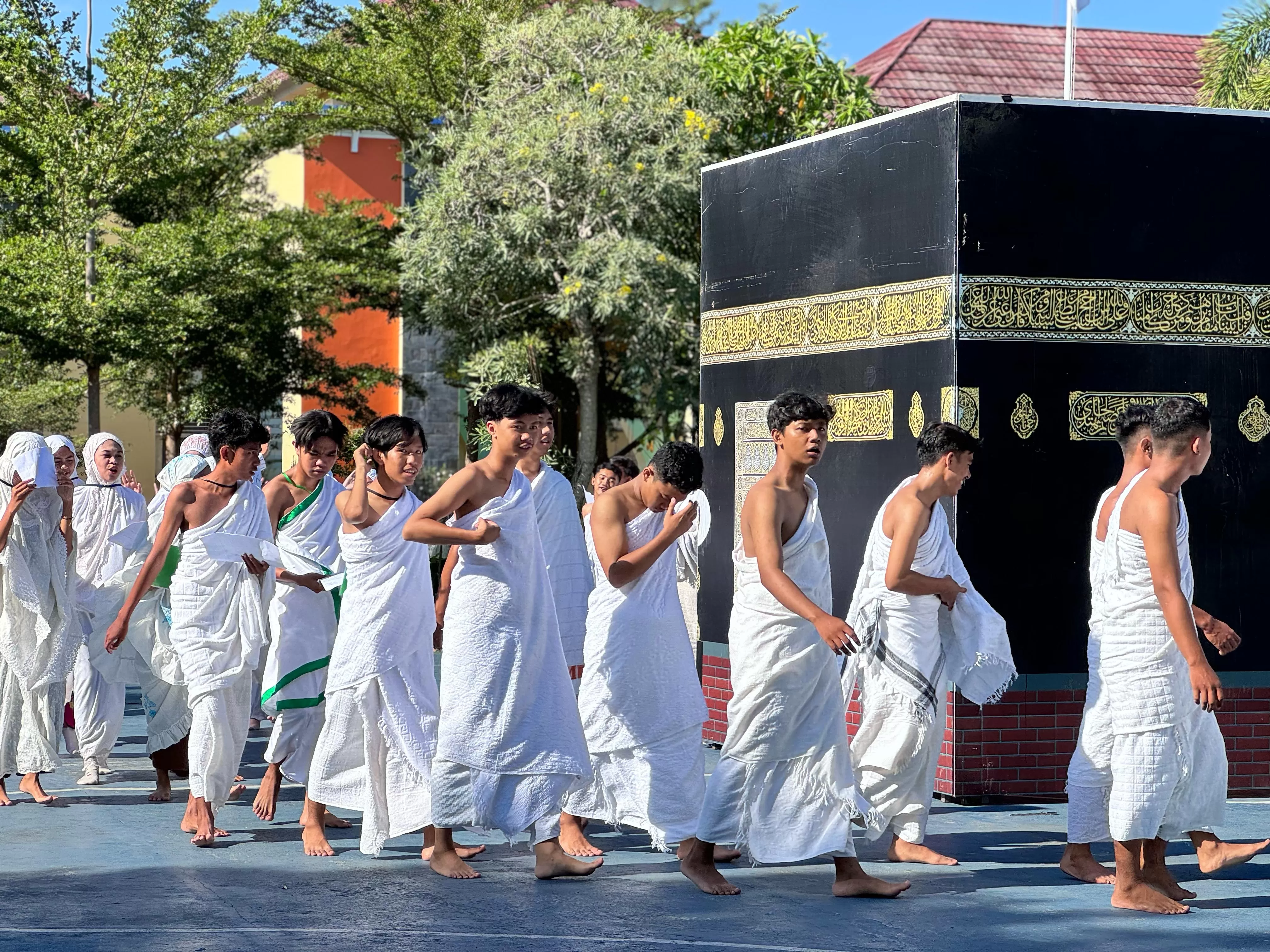 Penilaian Ujian Praktik Pai Sman Mataram Gelar Manasik Haji Lombok