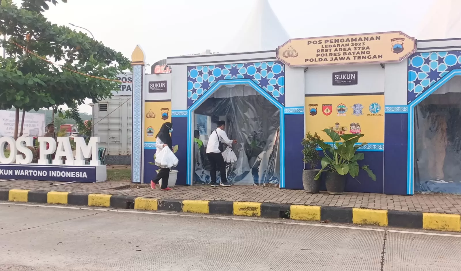 Kisah Manis Di Rest Area 379A Batang Para Pemudik Senang Dengan