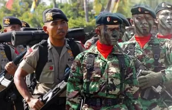 TNI Polri Jalin Sinergitas Gaungkan Perang Lawan Kampanye Hitam Saat