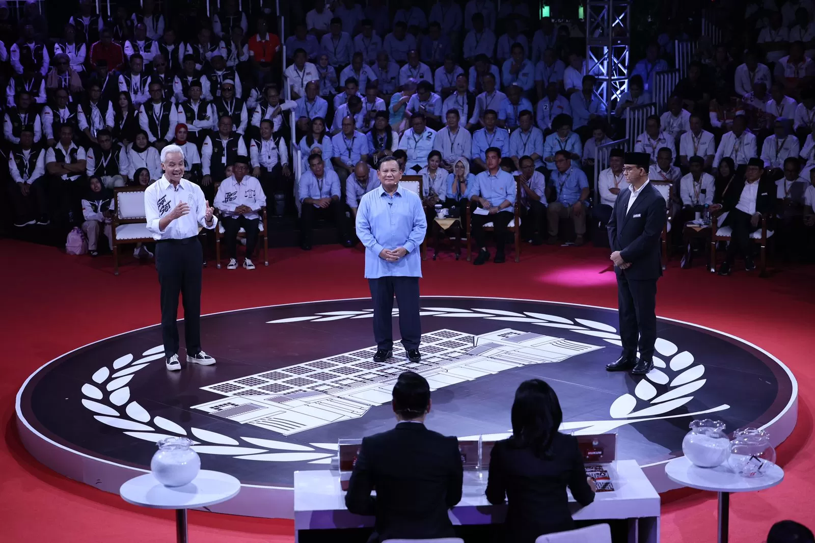 Debat Perdana Sukses Warga Kini Bersiap Hadapi Debat Capres Cawapres