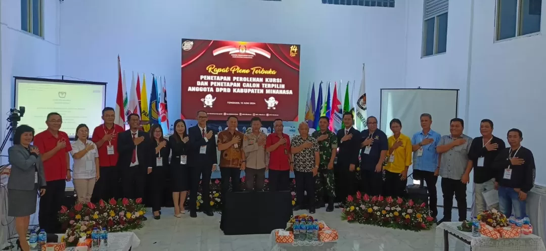 Kpu Minahasa Resmi Tetapkan Calon Terpilih Anggota Dprd Minahasa