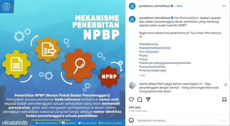 Langkah Langkah Mekanisme Penerbitan Nomor Pokok Badan Penyelenggara