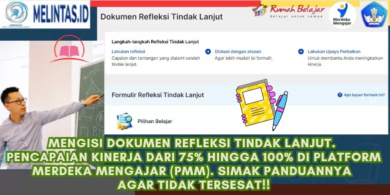 Mengisi Dokumen Refleksi Tindak Lanjut Pencapaian Kinerja 75 Hingga