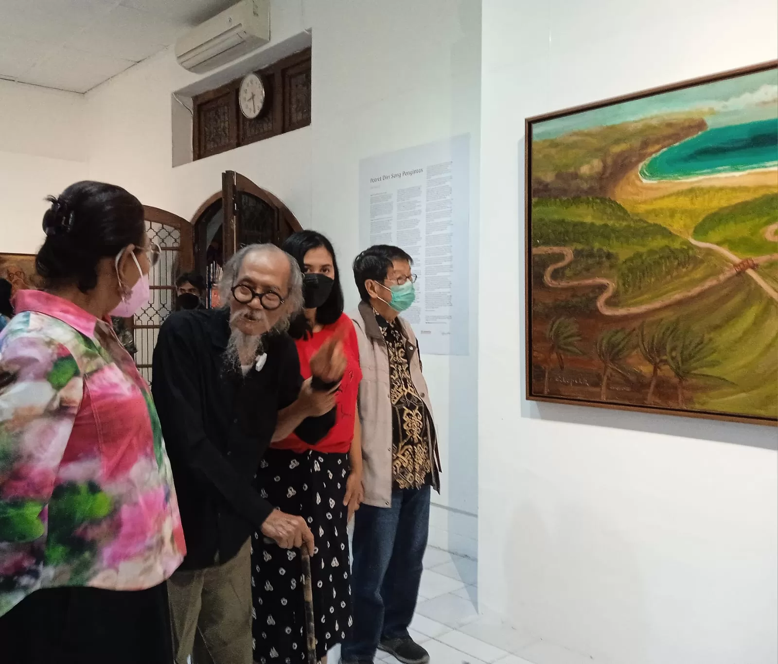 Maestro Djoko Pekik Berpulang Sempat Menggelar Pameran Tunggal