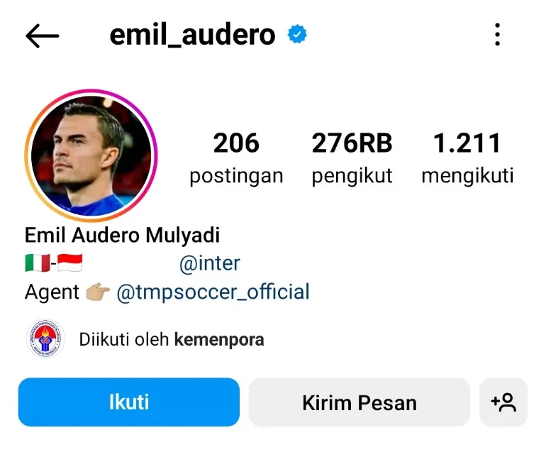 Emil Audero Pasang Bendera Merah Putih Di Akun Instagram Apakah Ini