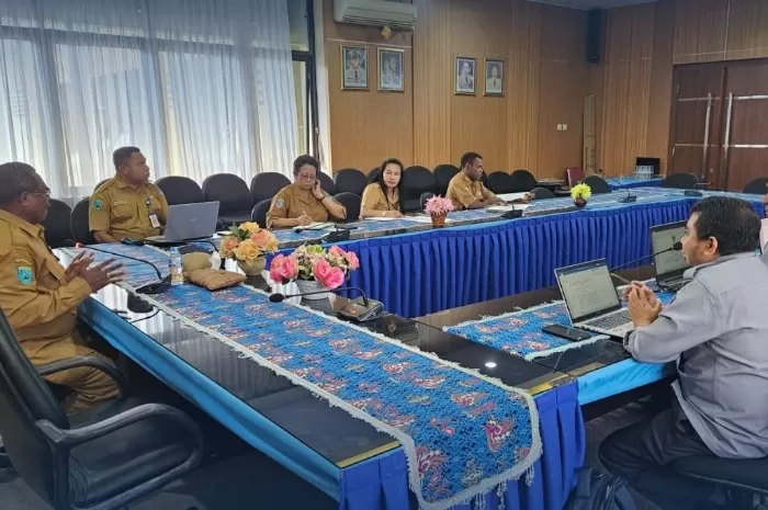 Kanwil Kemenkumham Pabar Dan Pemkab Sorong Lakukan Pengharmonisasian