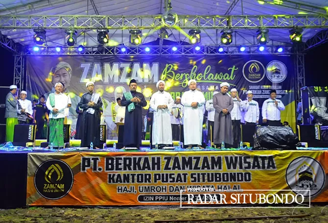 Zamzam Bersholawat Bersama Majelis Syubbanul Muslimin Radar Banyuwangi