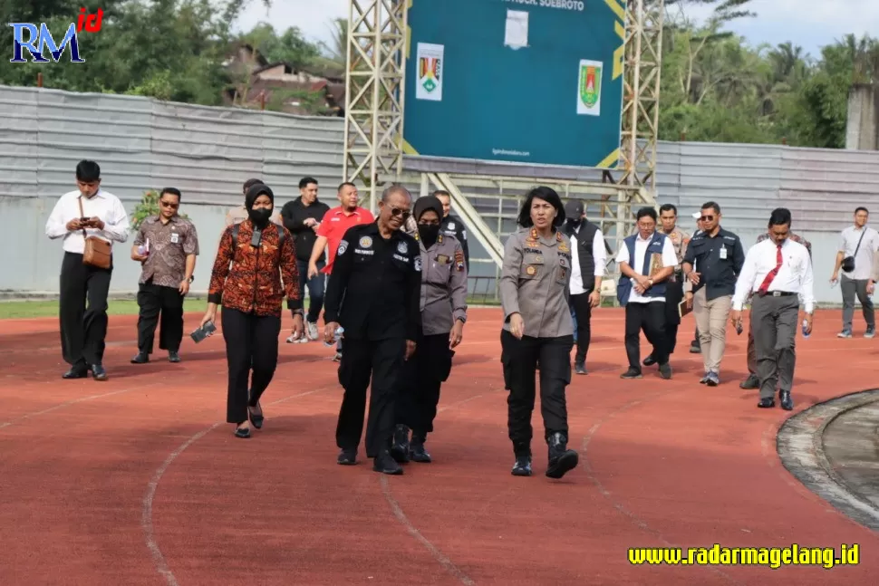 Mabes Polri Cek Kesiapan Stadion Moch Soebroto Magelang Radar Magelang