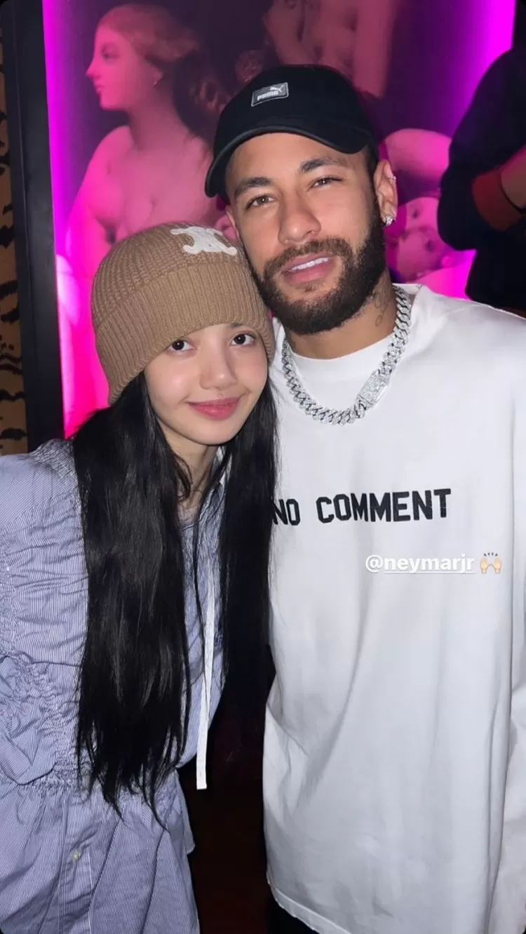 Lisa Blackpink Pamer Foto Mesra Bareng Pesepakbola Neymar Netizen Apa