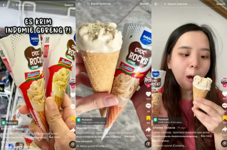 Viral Es Krim Indomie Rasa Mie Goreng Hebohkan Warganet Di Media Sosial