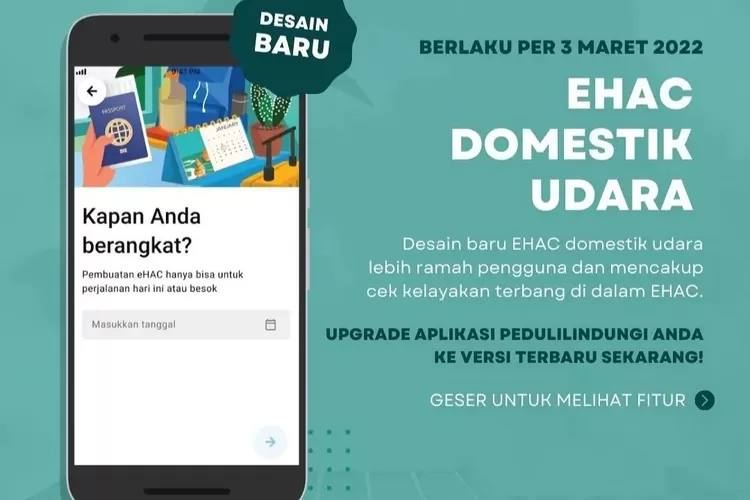 Simak Cara Mengisi Ehac Untuk Perjalanan Udara Domestik Di Aplikasi