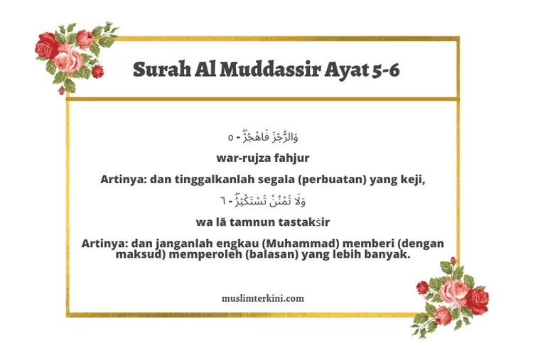 Surah Al Muddassir Ayat Lengkap Tentang Perintah Dakwah Nabi Muhammad Tinggalkan Perbuatan