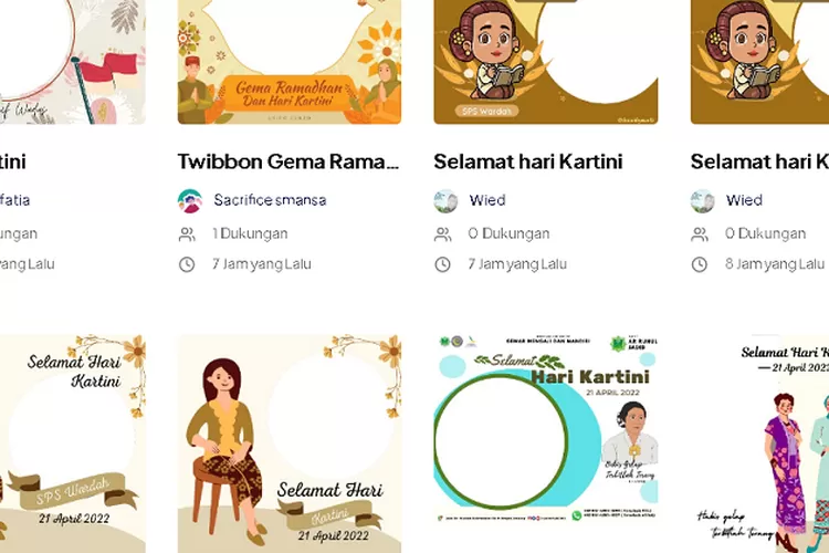 Link Twibbon Hari Kartini Terbaru Dan Terpopuler Cocok Buat