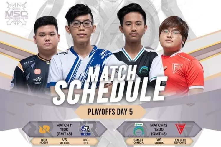 Jadwal Dan Link Live Streaming Turnamen Mobile Legends MSC 2022 Day 5