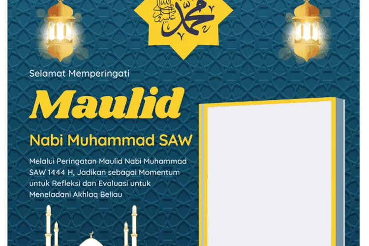 Link Twibbon Maulid Nabi Muhammad Saw Dengan Desain Keren Dan