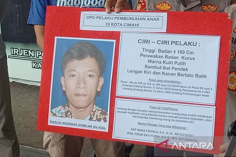 Rizaldi Nugraha Gumilar Pelaku Penusukan Bocah Hingga Tewas Di Cimahi