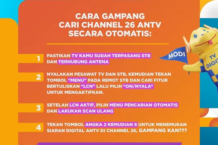 Ini Dia Cara Mudah Mencari Siaran Tv Digital Antv Suara Merdeka