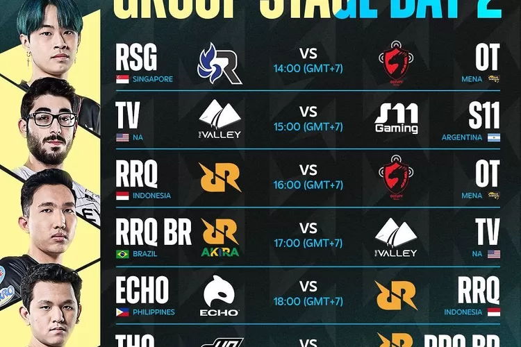 Jadwal M4 Mobile Legend Hari Ini Dan Link Streaming World Championship