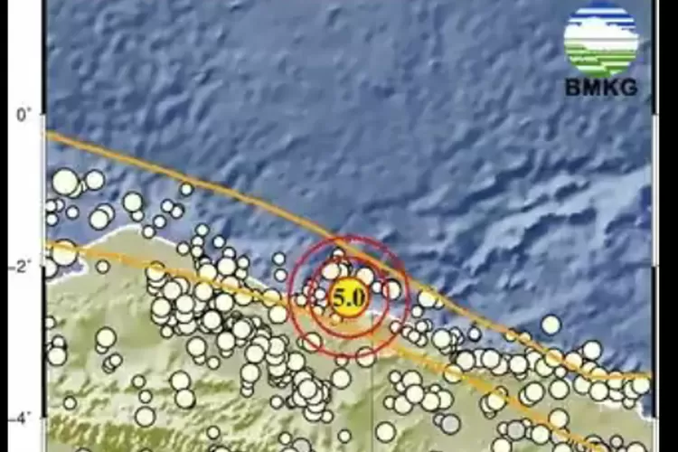 Gempa Magnitudo Guncang Keerom Papua Cover Both Side