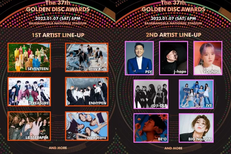 Daftar Penampilan Spesial Golden Disc Awards Ke Di Bangkok