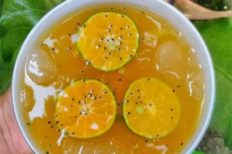 Resep Minuman Buka Puasa Es Jeruk Selasih Segarnya Sampai Tenggorokan