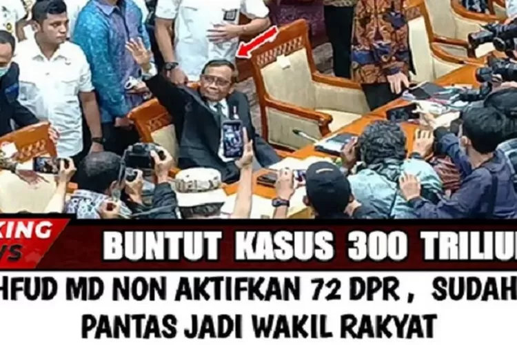 Heboh Imbas Kasus Rp Triliun Mahfud Md Pecat Dpr Tidak Becus