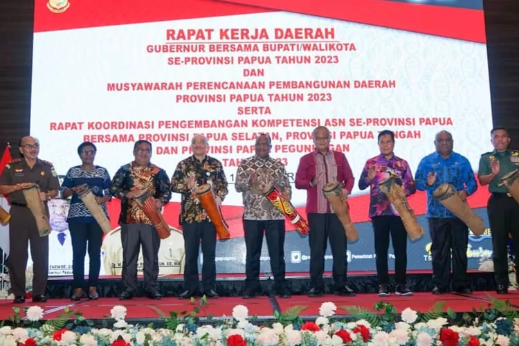 Inilah Suasana Rakerda Gubernur Dan Bupati Walikota Se Papua Di Biak