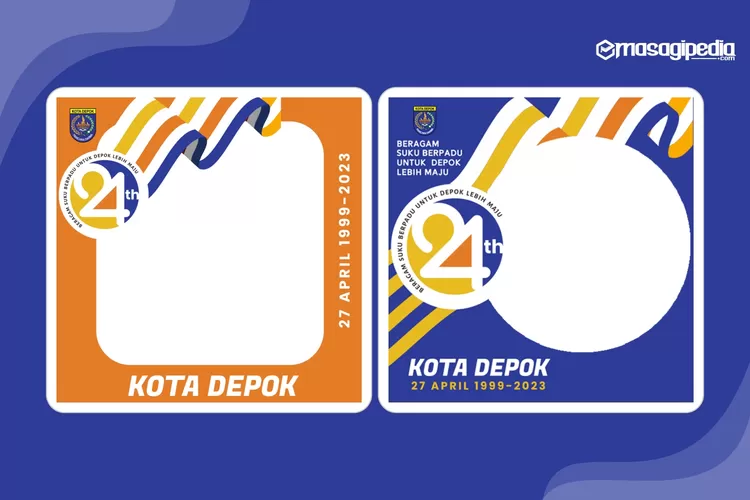 8 Twibbon HUT Kota Depok 2023 Yang Ke 24 Tahun Desain Terbaru Keren