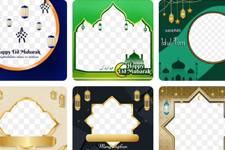 Link Template Twibbon Idul Fitri Gratis Desain Menarik Untuk