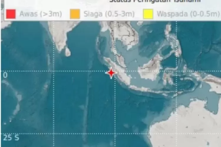 Gempa Tektonik M7 3 Guncang Kepulauan Mentawai Sumbar Berpotensi