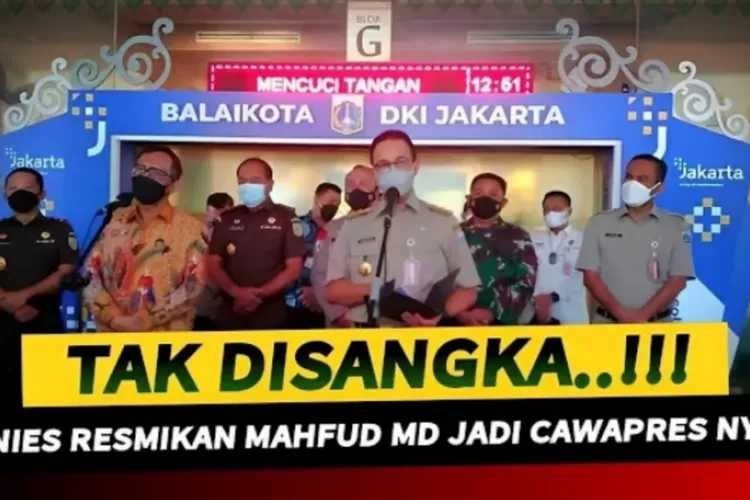 Cek Fakta Anies Baswedan Resmi Umumkan Mahfud Md Sebagai Cawapresnya