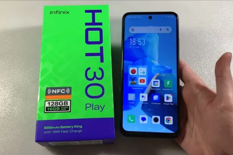 Infinix Hot 30 Play NFC Rasakan Kekuatan Baterai 6 000mAh Dan