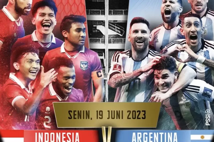 Inilah Daftar Pemain Timnas Indonesia Vs Argentina Lionel Messi Resmi