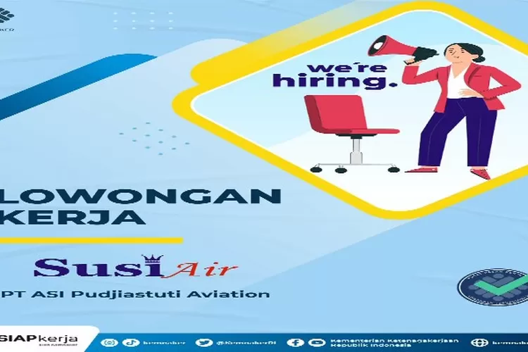 Asyik Susi Air Buka Loker Nih Lulusan SMA Sederajat Hingga Sarjana