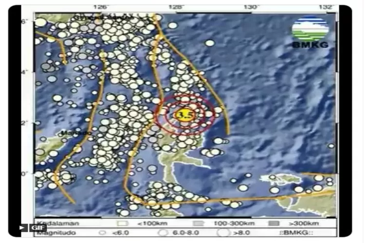 Gempa Terkini Gempa Bumi Magnitudo 3 5 Mengguncang Wilayah Daruba