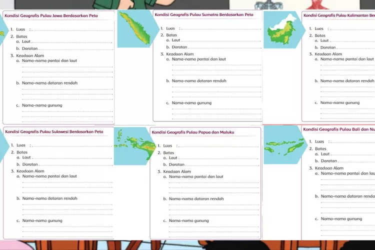 Kondisi Geografis Pulau Pulau Besar Di Indonesia Kunci Jawaban Tema