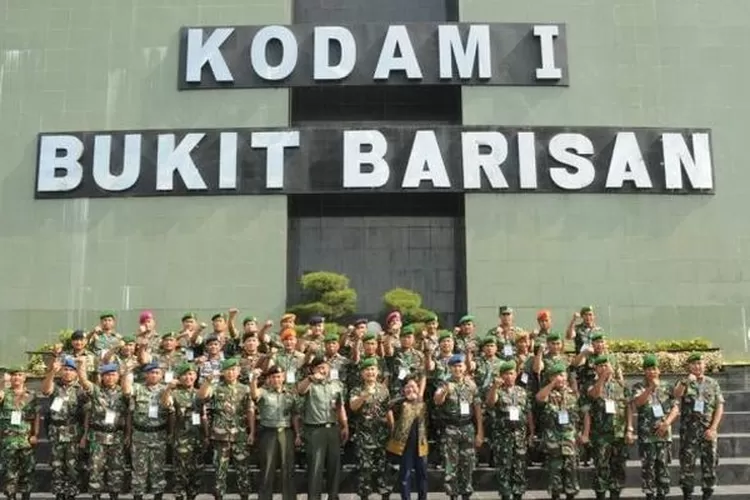 Sejarah Kodam I Bukit Barisan Kotamaops Tni Ad Yang Meliputi Sumatera Utara Sumatera Barat