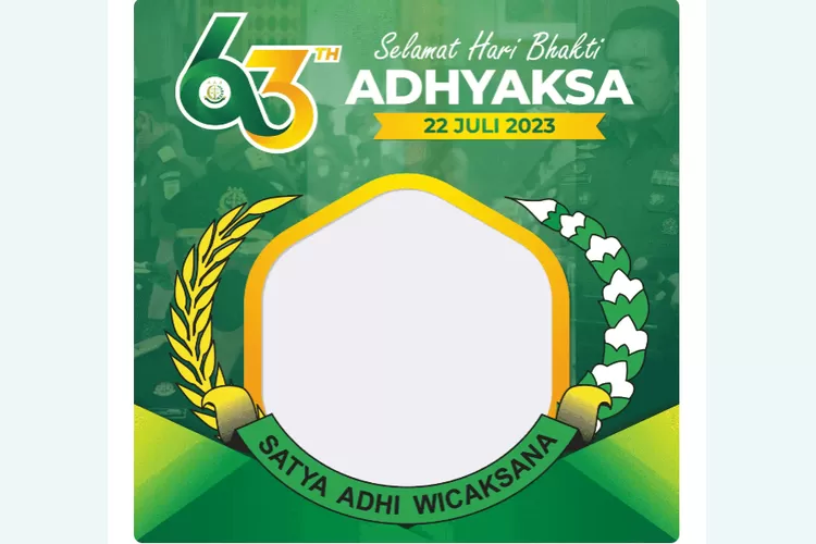 Link Twibbon Hari Bhakti Adhyaksa Ke Unggah Ke Medsos Dan