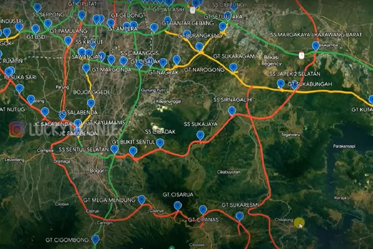 Tol Bocimi Dan Bosuciba Lewat Ciranjang Cianjur Lewat Utara Puncak